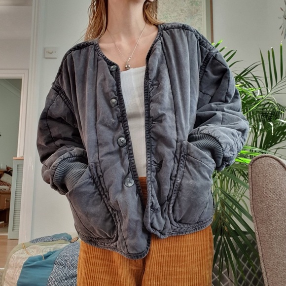 Free People Mixed Signal Jacket Size Xs 
